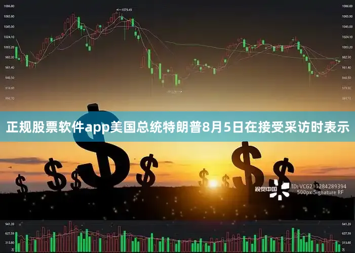 正规股票软件app美国总统特朗普8月5日在接受采访时表示